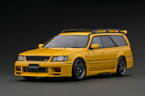1/18 Nissan STAGEA 260RS (WGNC34) Yellow[イグニッションモデル]《発売済・在庫品》