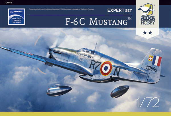 1/72 F-6C マスタング 「エキスパートセット」 プラモデル[Arma Hobby]《在庫切れ》