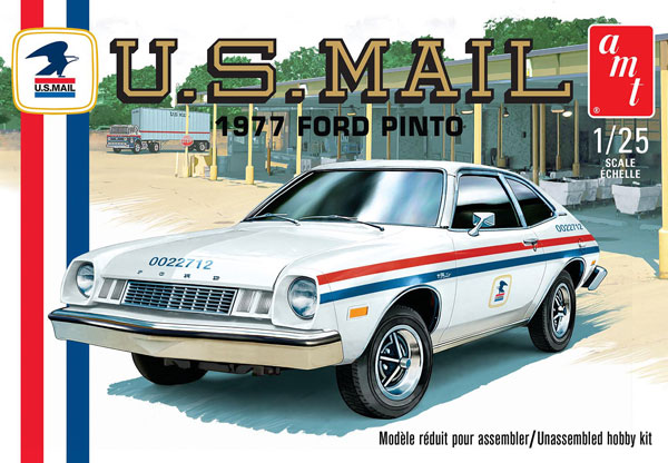 プラモデル　1/25 1977 フォード ピント (USPSスタンプシリーズ) [AMT1350] Amazon.com: AMT Skill 2 Model Kit 1977 Ford Pinto United
