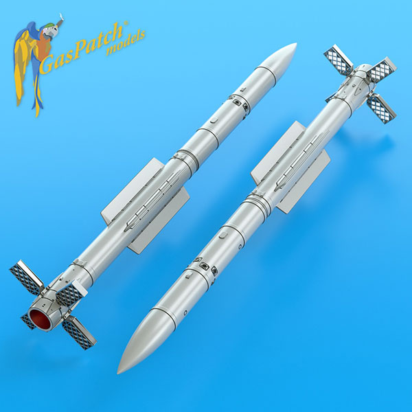 1/72 R-77/AA-12 アッダー 空対空ミサイル (4個入り)[ガスパッチ