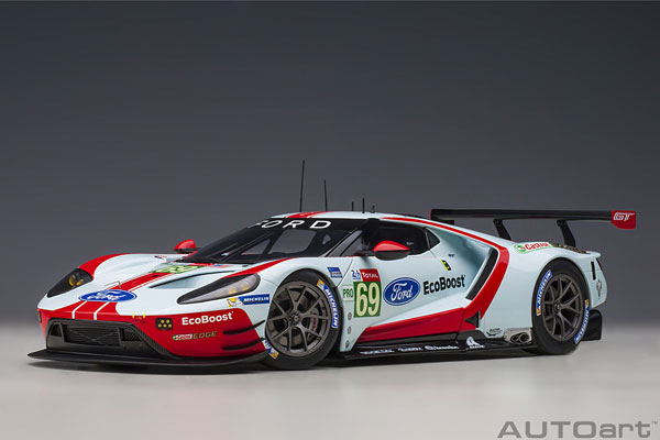 1/18 フォード GT 2019 #69 (ル・マン24時間レース LMGTE Proクラス)(ライトブルー/レッド)[オートアート]《在庫切れ》