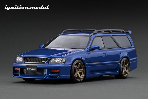 1/18 Nissan STAGEA 260RS (WGNC34) Blue[イグニッションモデル]《発売済・在庫品》