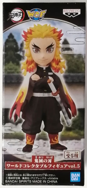 【中古】鬼滅の刃 ワールドコレクタブルフィギュアvol.5 煉獄杏寿郎 (プライズ)[BANDAI SPIRITS]