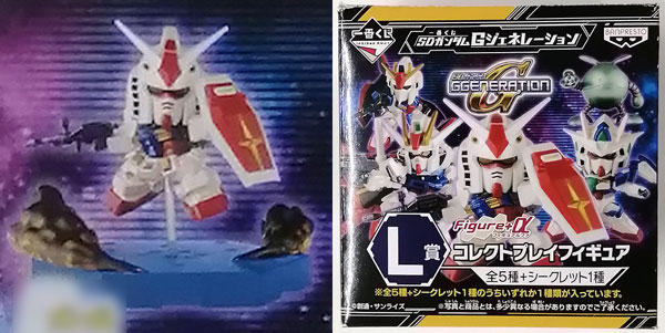 一番くじ SDガンダム Gジェネレーション C賞・G賞 フィギュア2種セット SDガンダム Gジェネ』が一番くじに！モビルスーツのデフォルメ
