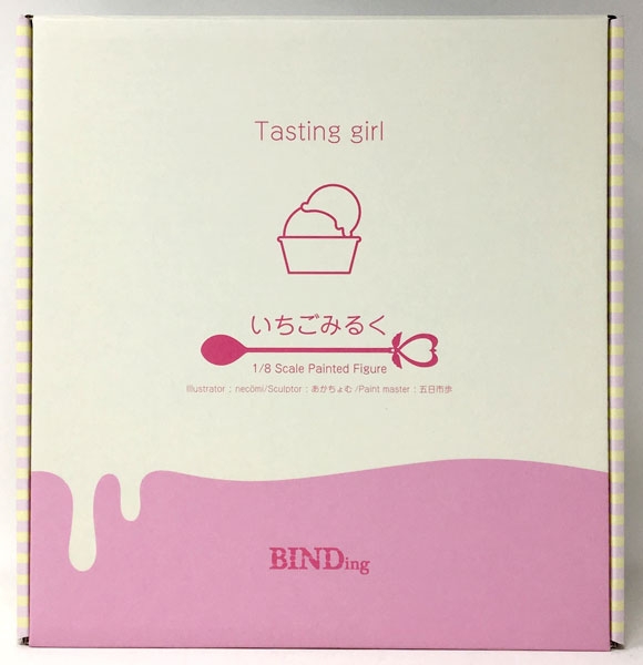 【中古】Tasting girl いちごみるく 1/8 完成品フィギュア(ネイティブオンラインショップ限定)[BINDing]