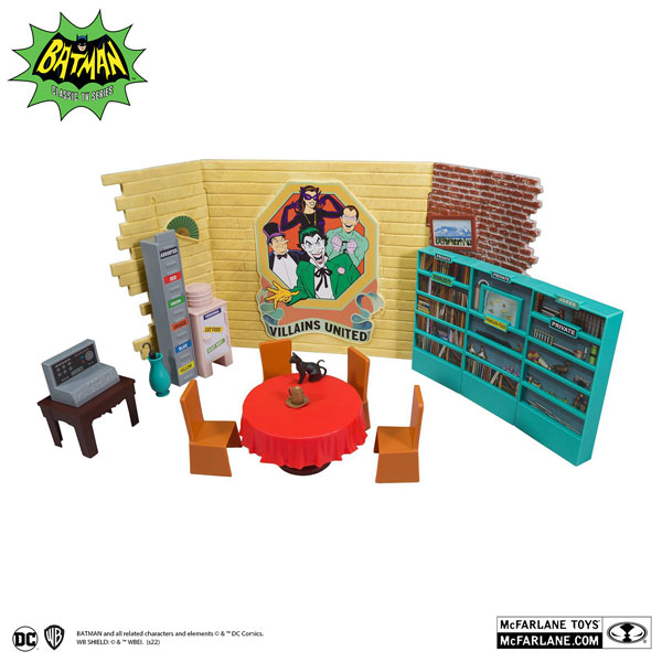 【中古】(本体A/箱B)『DCコミックス』DCレトロ プレイセット ヴィランの隠れ家[TVドラマ『バットマン 1966年TVシリーズ』][マクファーレントイズ]《発売済・在庫品》