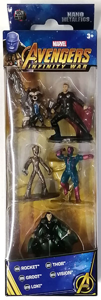 MARVEL AVENGERS INFINITY WAR NANO METALFIGS WAVE 2
