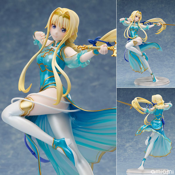 【中古】【特典】ソードアート・オンライン アリシゼーション War of Underworld アリス チャイナドレスver. 1/7 完成品フィギュア (F:NEX限定)[フリュー]