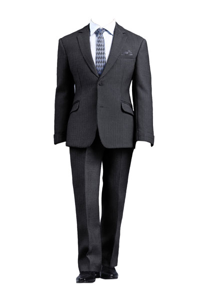 1/6 メンズスーツ 2022秋新作 X37 ダークグレーストライプ (ドール用)[POP Toys]《在庫切れ》