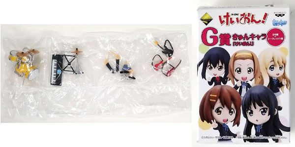 【中古】一番くじプレミアム けいおん！ G賞 きゅんキャラ 『けいおん！』 シークレット 楽器セット (プライズ)[バンプレスト]