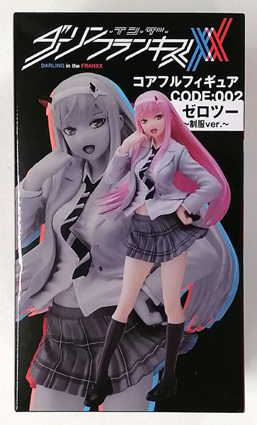 【中古】ダーリン・イン・ザ・フランキス コアフルフィギュア CODE：002 ゼロツー～制服ver.～ (プライズ)[タイトー]