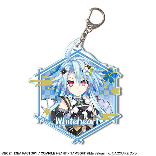 閃乱忍忍忍者大戦ネプテューヌ -少女達の響艶- ビッグアクリルキーホルダー 07(ホワイトハート)[ライセンスエージェント]《在庫切れ》