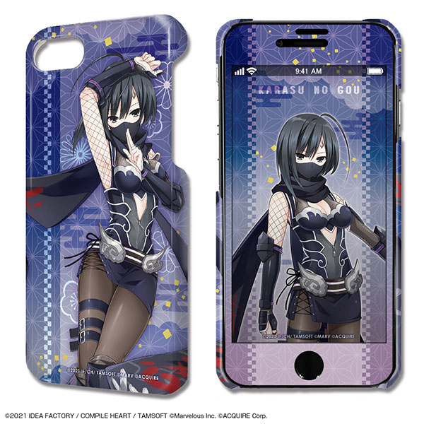 閃乱忍忍忍者大戦ネプテューヌ -少女達の響艶- iPhoneSE(第2世代)/8/7/6/6s ケース 10(鴉のゴウ)[ライセンスエージェント]《在庫切れ》