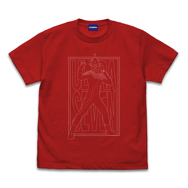 ウルトラセブン イラストタッチTシャツ/RED-XL[コスパ]