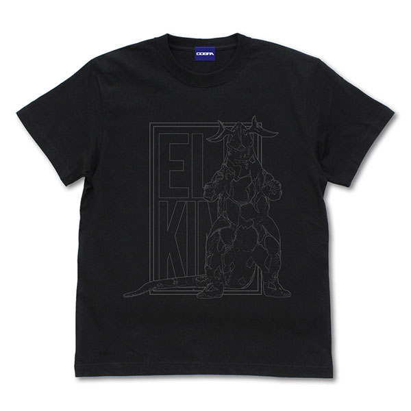 ウルトラセブン エレキング イラストタッチTシャツ/BLACK-S[コスパ]