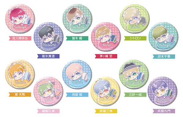 CANバッジ A3！ はぐみーつ 春組 夏組 12個入りBOX[バンダイ]《在庫切れ》