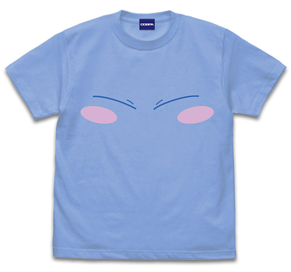 転生したらスライムだった件 リムル様フェイス Tシャツ/SAX-M（再販）[コスパ]《０７月予約》