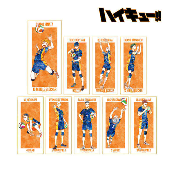 ハイキュー！！ トレーディング Ani-Art 第2弾 スタンド付き色紙 9個入りBOX[アルマビアンカ]《在庫切れ》