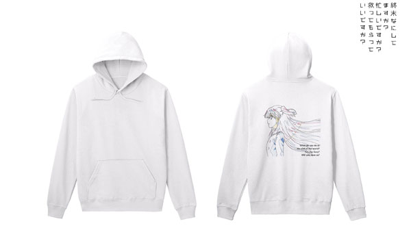 TVアニメ「終末なにしてますか？忙しいですか？救ってもらっていいですか？」 原画バックプリントパーカー メンズ L[アルマビアンカ]《在庫切れ》