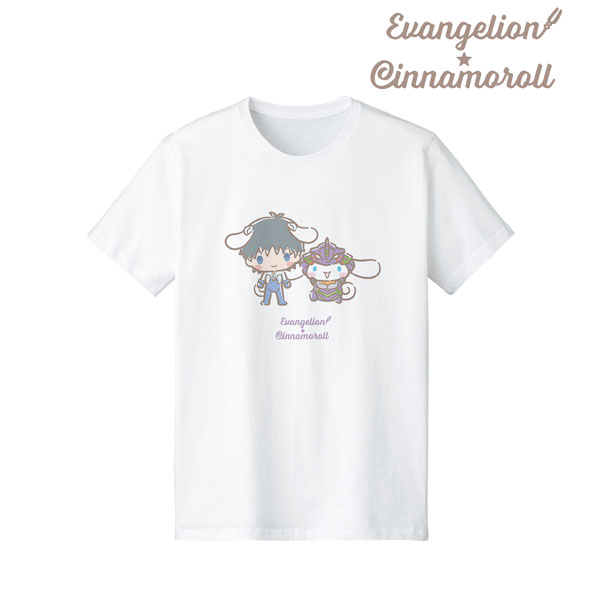エヴァンゲリオン×シナモロール シンジ・初号機シナモロール Tシャツ レディース S[アルマビアンカ]《在庫切れ》