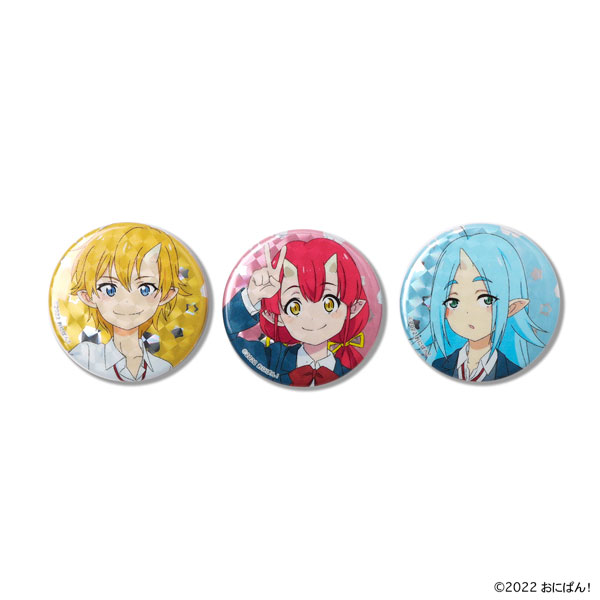 TVアニメ「おにぱん！」 キラキラ缶バッジセット 制服Ver.[ナタリーストア]《在庫切れ》