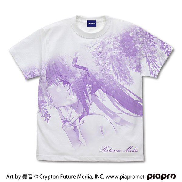 初音ミク オールプリントTシャツ 奏音 Ver./WHITE-XL（再販）[コスパ]《在庫切れ》