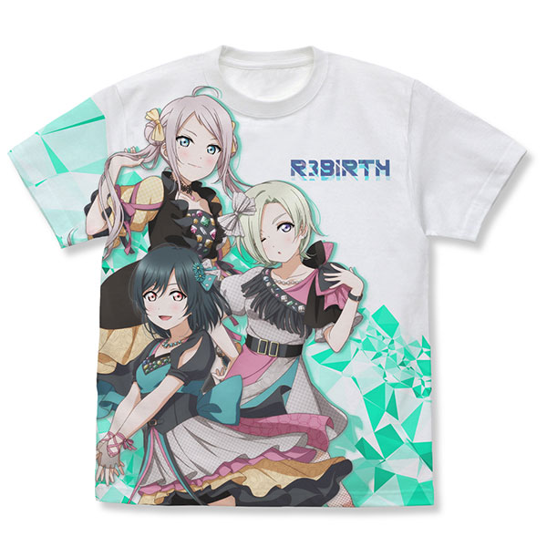 ラブライブ！虹ヶ咲学園スクールアイドル同好会 R3BIRTH フルグラフィックTシャツ/WHITE-M（再販）[コスパ]《０９月予約》