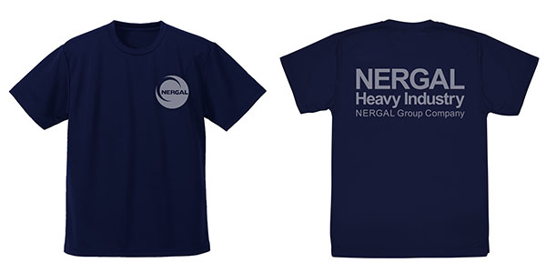 機動戦艦 ナデシコ The prince of darkness ネルガル重工 ドライTシャツ/NAVY-XL（再販）[コスパ]《０９月予約》