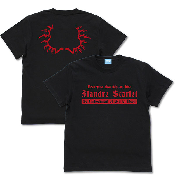 東方Project フランドール・スカーレット Tシャツ/BLACK-XL[コスパ