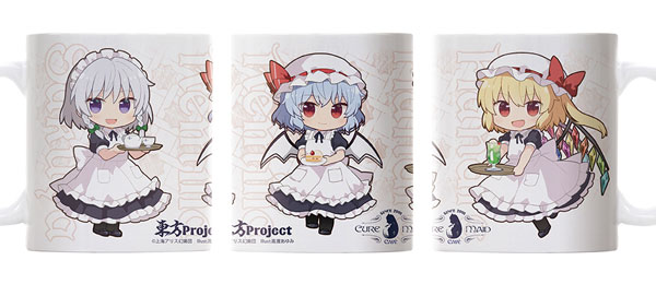 コスパ・デポ限定 東方Project×キュアメイドカフェ レミリア＆フラン＆咲夜 フルカラーマグカップ[コスパ]