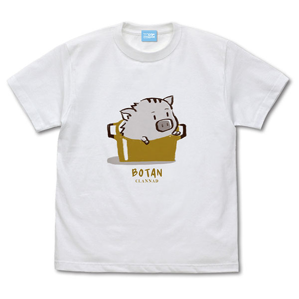 CLANNAD-クラナド- ボタンイラスト Tシャツ/WHITE-S[コスパ]