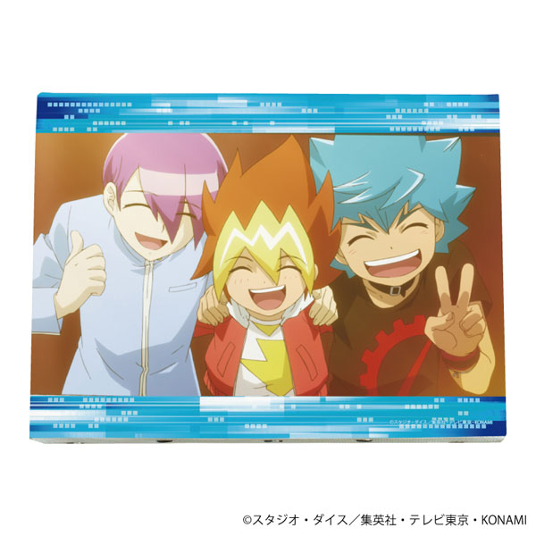キャンバスアート「遊☆戯☆王SEVENS」02/王道遊我＆ルーク＆蒼月学人 場面写ver.[A3]《在庫切れ》