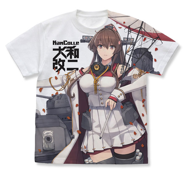 艦隊これくしょん -艦これ- 大和改ニ フルグラフィックTシャツ/WHITE-M[コスパ]
