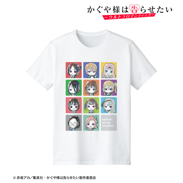 TVアニメ「かぐや様は告らせたい-ウルトラロマンティック-」 集合 デフォルメAni-Art Tシャツ メンズ XL[アルマビアンカ]《在庫切れ》