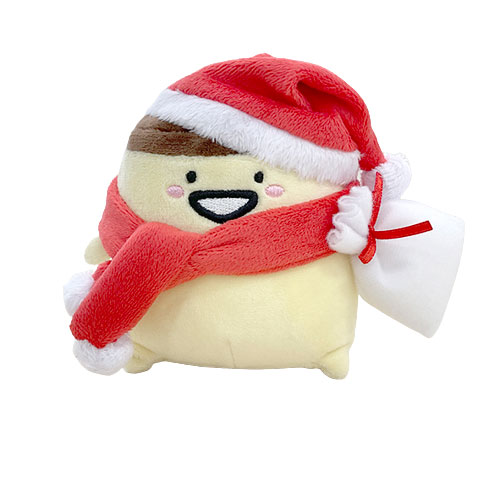お文具といっしょ ぬいぐるみマスコット B：プリンさん(クリスマス