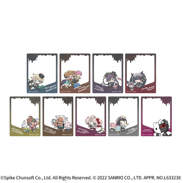 アクリルカード「ダンガンロンパ×サンリオキャラクターズ」02/ 9個入りBOX[A3]《０９月予約》