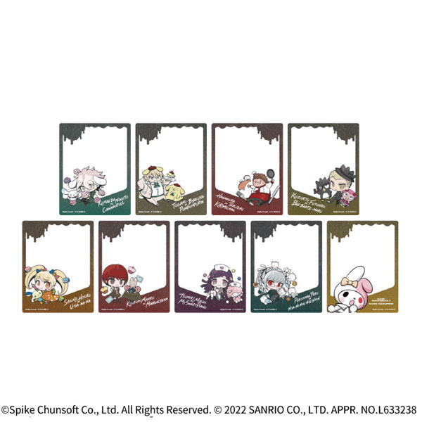 アクリルカード「ダンガンロンパ×サンリオキャラクターズ」04/ 9個入りBOX[A3]《０９月予約》