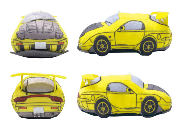 頭文字D ぬいぐるみマスコットキーホルダー FD3S(プロD仕様)[ティー 