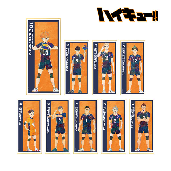 ハイキュー！！ トレーディング Ani-Art 第4弾 スタンド付き色紙 9個入りBOX[アルマビアンカ]《在庫切れ》