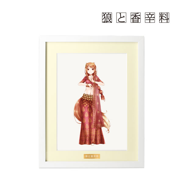 アニメムック　狼と香辛料 文倉十先生 描き下ろしイラスト ホロ インド民族衣装ver. キャラファイングラフ 狼と香辛料 - 文倉十先生 描き下ろしイラスト ホロ インド民族