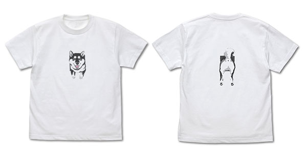 世界の終わりに柴犬と 石原雄先生デザイン 壁とハルさん Tシャツ 黒柴ver./WHITE-M[コスパ]