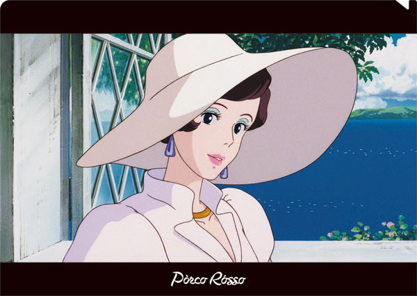 紅の豚 ジーナ　 販促ポスター 紅の豚」非売品ポスター ポルコ ジーナ 宮崎駿 ジブリ アニメ
