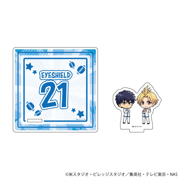 アクリルコースタースタンド「アイシールド21」03/進清十郎＆桜庭春人(ミニキャラ)[A3]《在庫切れ》