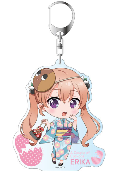 カッコウの許嫁 描き起こし アクリルキーホルダー 天野エリカ(浴衣Ver.)[エムズファクトリー]《在庫切れ》