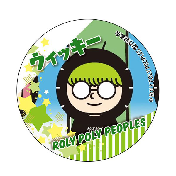 ROLY POLY PEOPLES 缶バッジ ウィッキー[ラムネラボ]《在庫切れ》