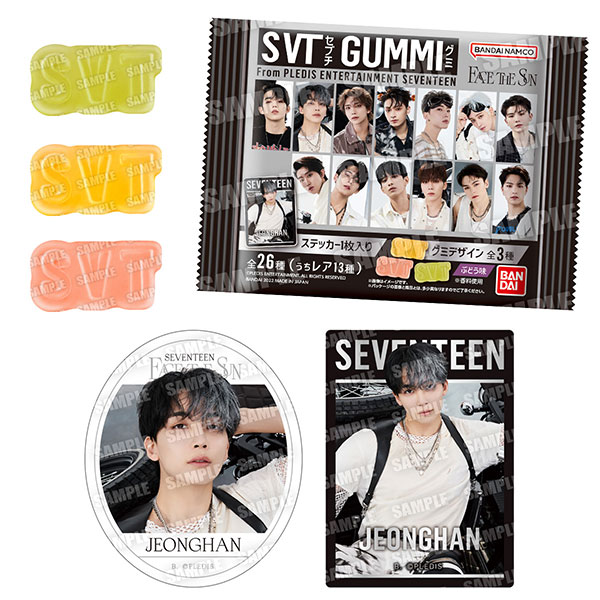 SVT GUMMI From PLEDIS ENTERTAINMENT SEVENTEEN 12個入りBOX (食玩