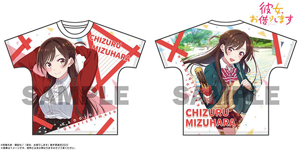 彼女、お借りします フルグラフィックTシャツ 水原千鶴 L[システム