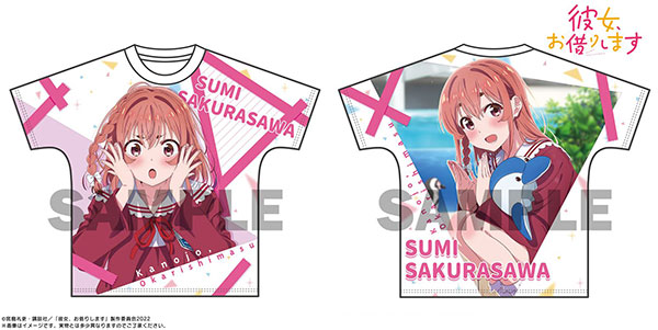 彼女、お借りします フルグラフィックTシャツ 桜沢墨 L[システムサービス]《在庫切れ》
