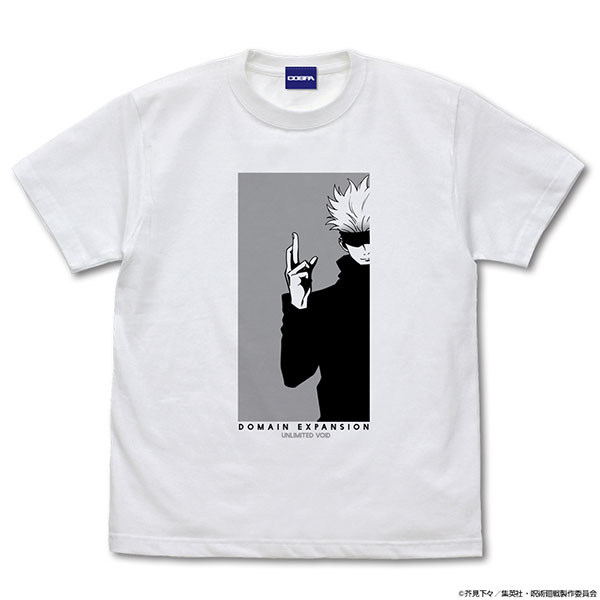 呪術廻戦 五条悟 Tシャツ/WHITE-S[コスパ]