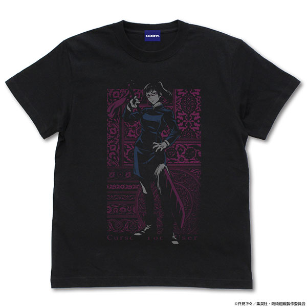 呪術廻戦 禪院真希 Tシャツ/BLACK-L（再販）[コスパ]《０１月予約》